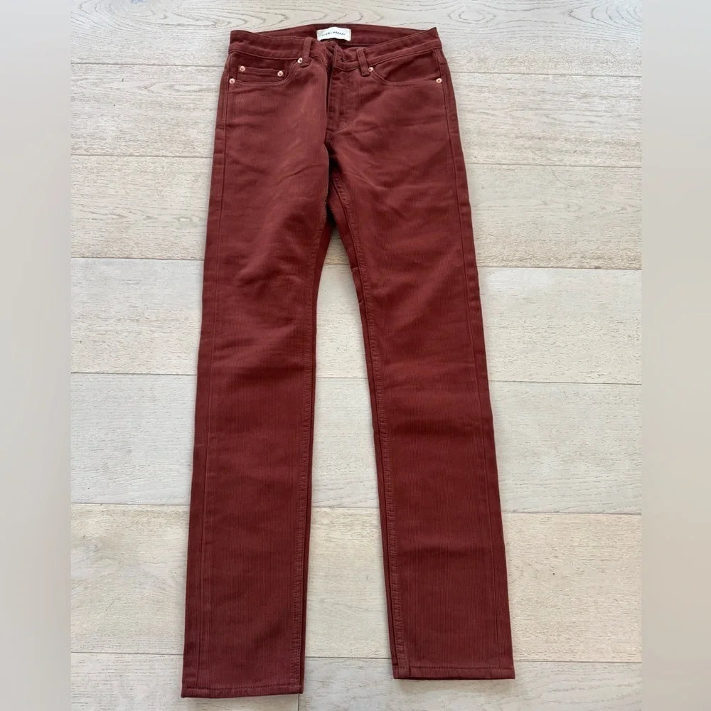 NWOT Spier & Mackay mens rust brown pants 30x31 brushed twill